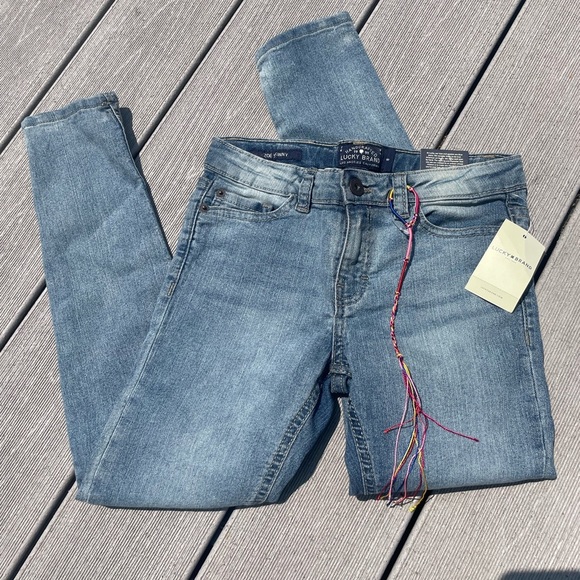 Lucky Brand Other - LUCKY Brand Zoe Skinny Jeans medium Kelly wash girls sz 8 NWT